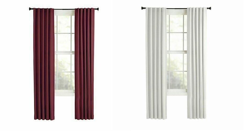 Style Selections Bernard 84 in Back Tab Light Filtering curtain panel