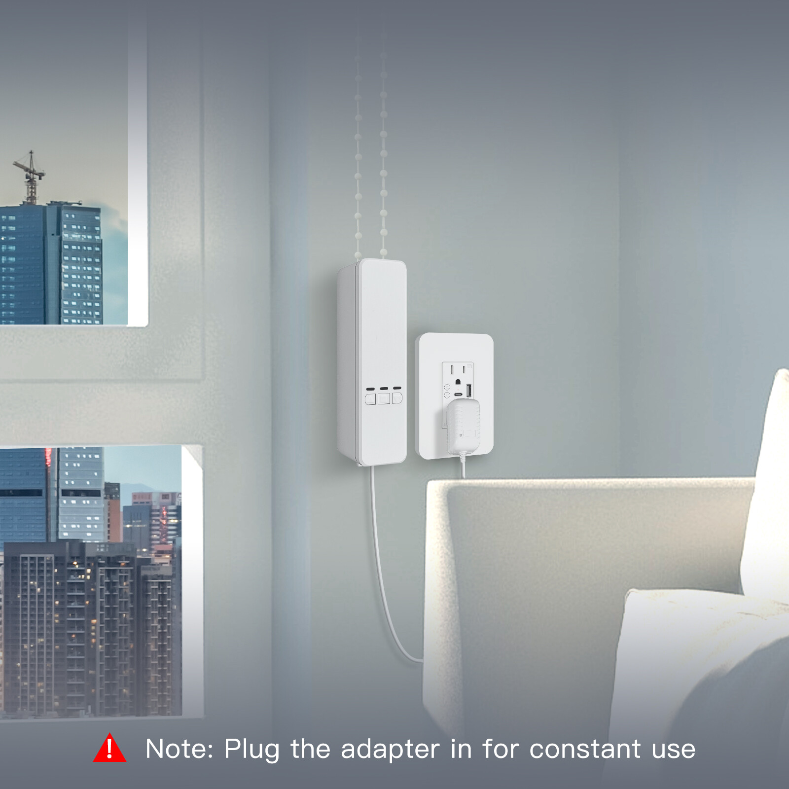 MOES WiFi Smart Curtain Motor Roller Blinds Shutter Drive Remote Alexa Google