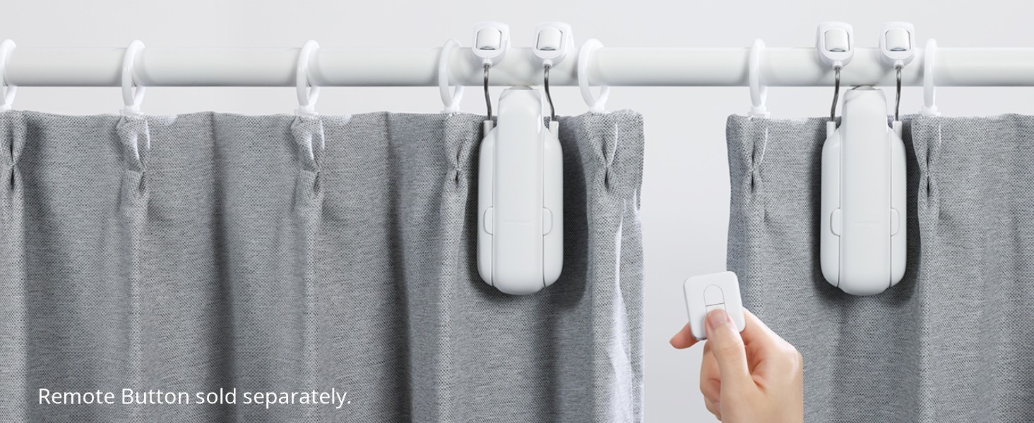Automatic Curtain Opener – Bluetooth Remote Control Smart Curtain with App,