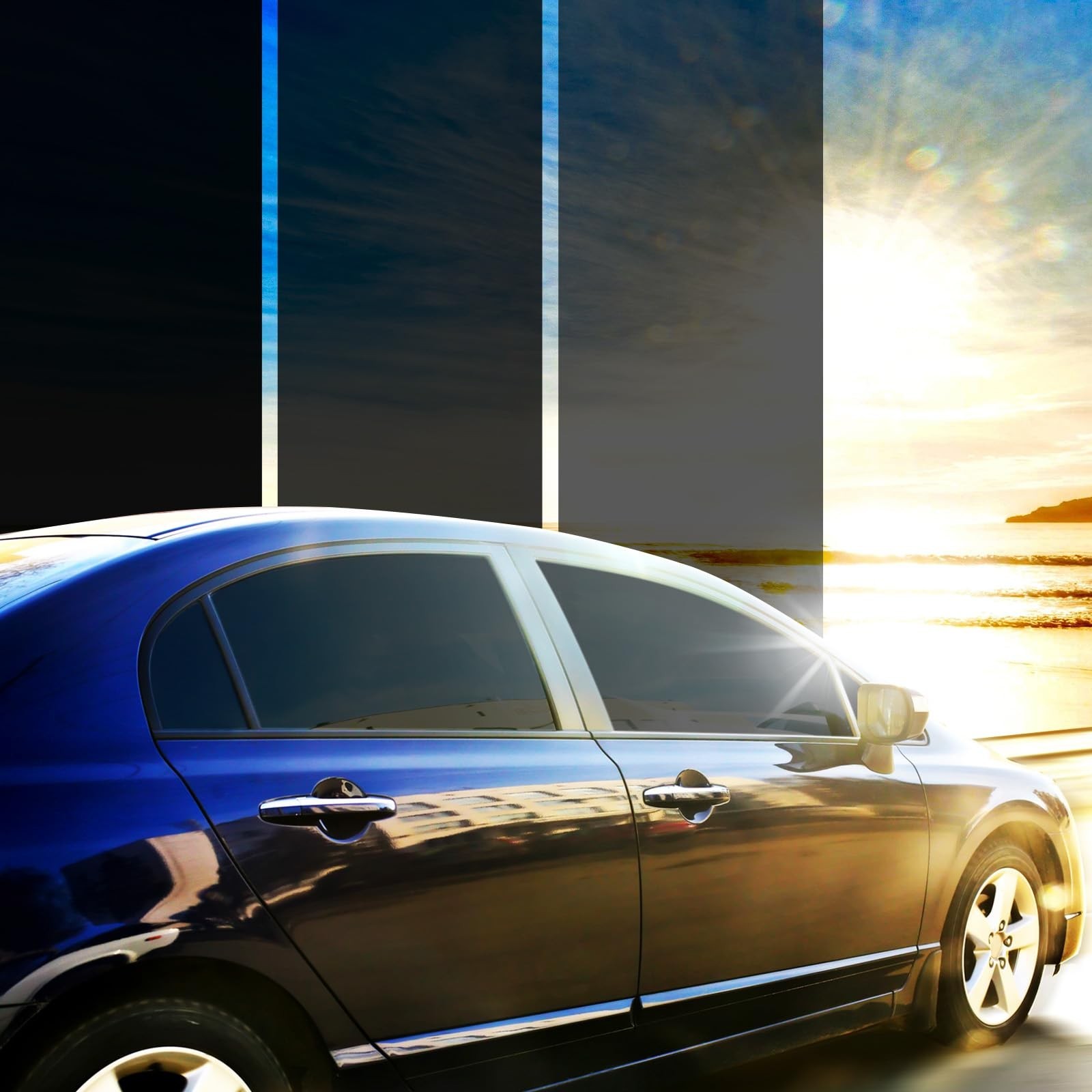 20% VLT Window Tint Roll 40″x100′ – Ceramic Film for UV Protection, Heat Blockin