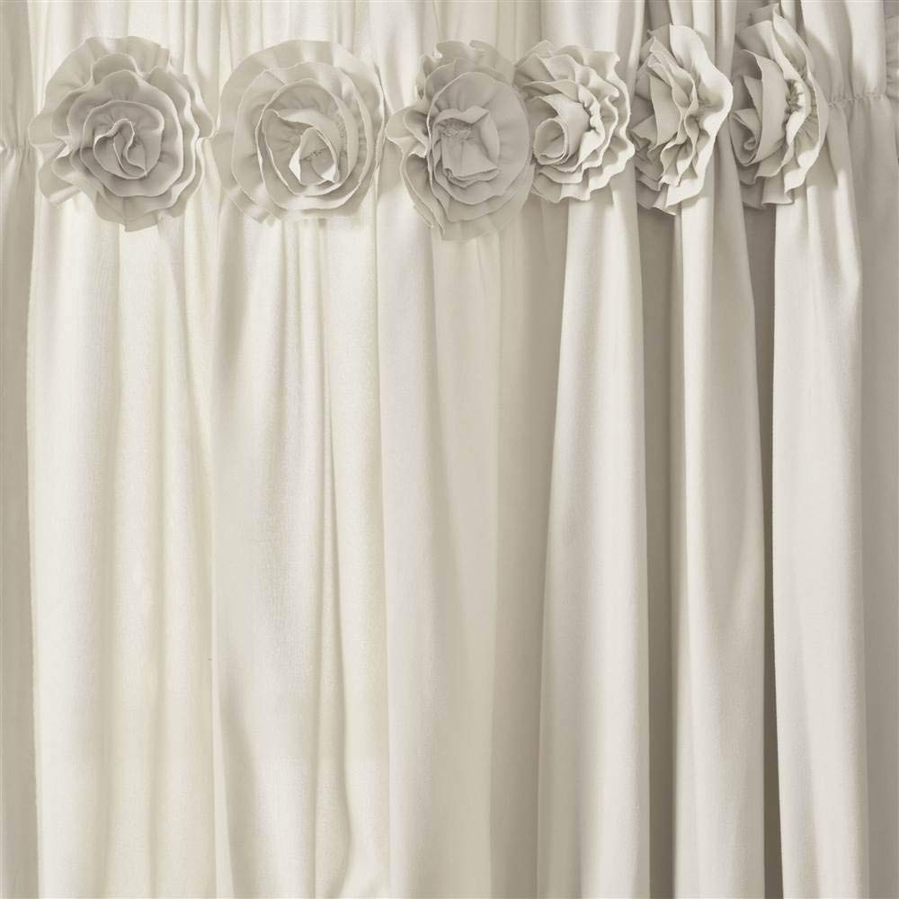 Lush Decor Darla Light Filtering Window 40″W x 84″L (Pack of 1), Neutral