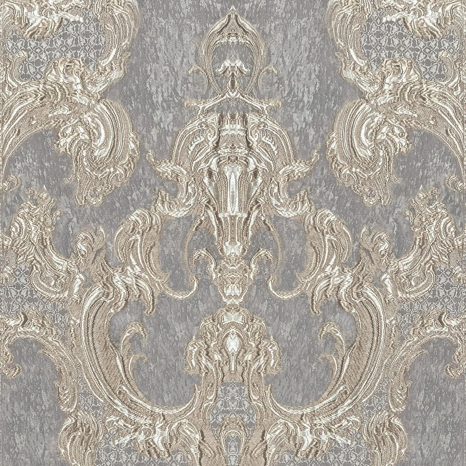Luxury Waterfall Valances for Windows, Jacquard Thick Swag Waterfall Curtains Va
