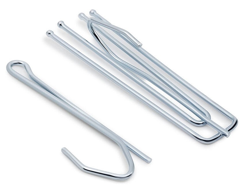(14) Pc Dritz 3.5″ Chrome Pleater Hooks Curtains Drapes Pins Hardware **NEW**