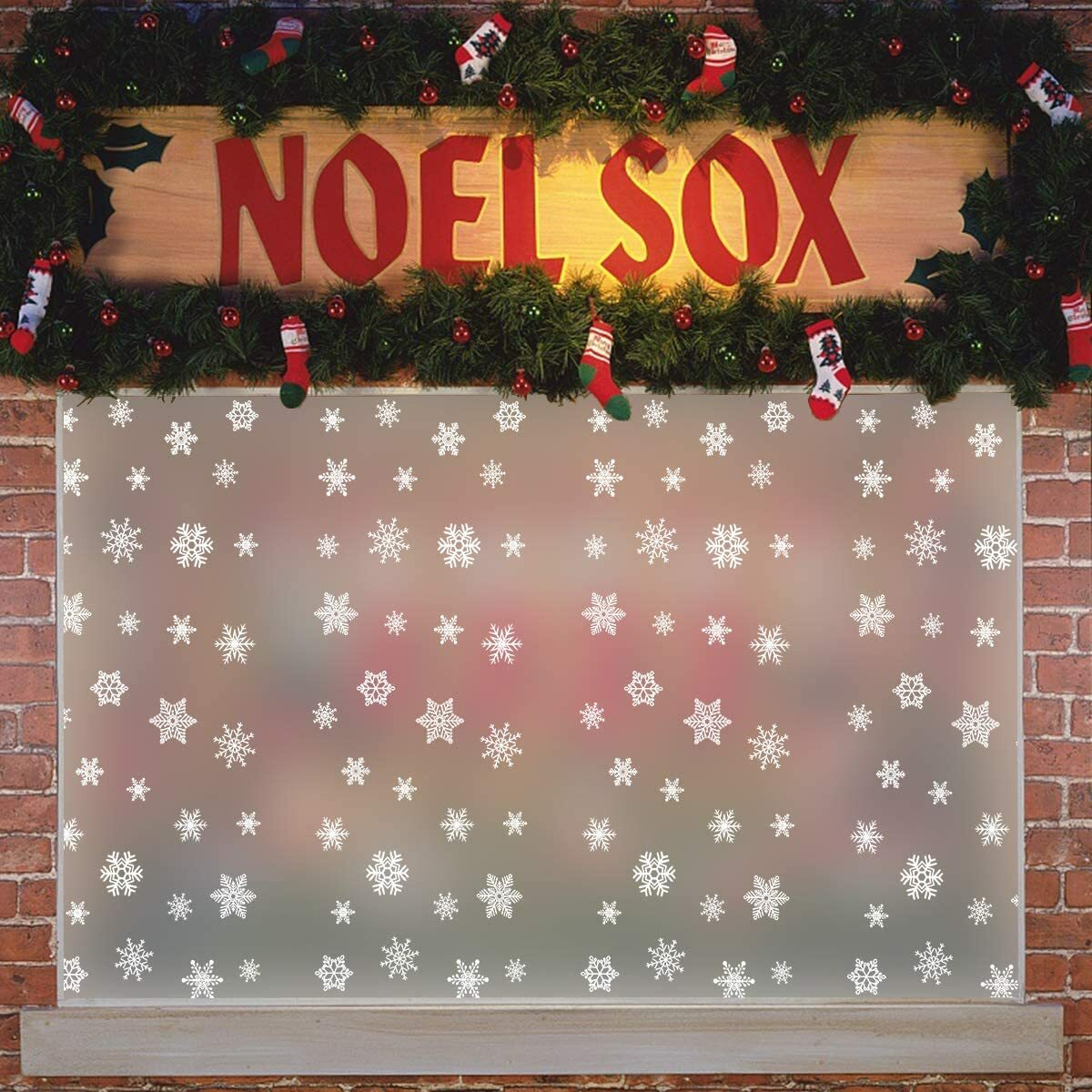 Window Film Snowflake Frosted Glass Film Self-Adhesive Opaque Privacy Protection