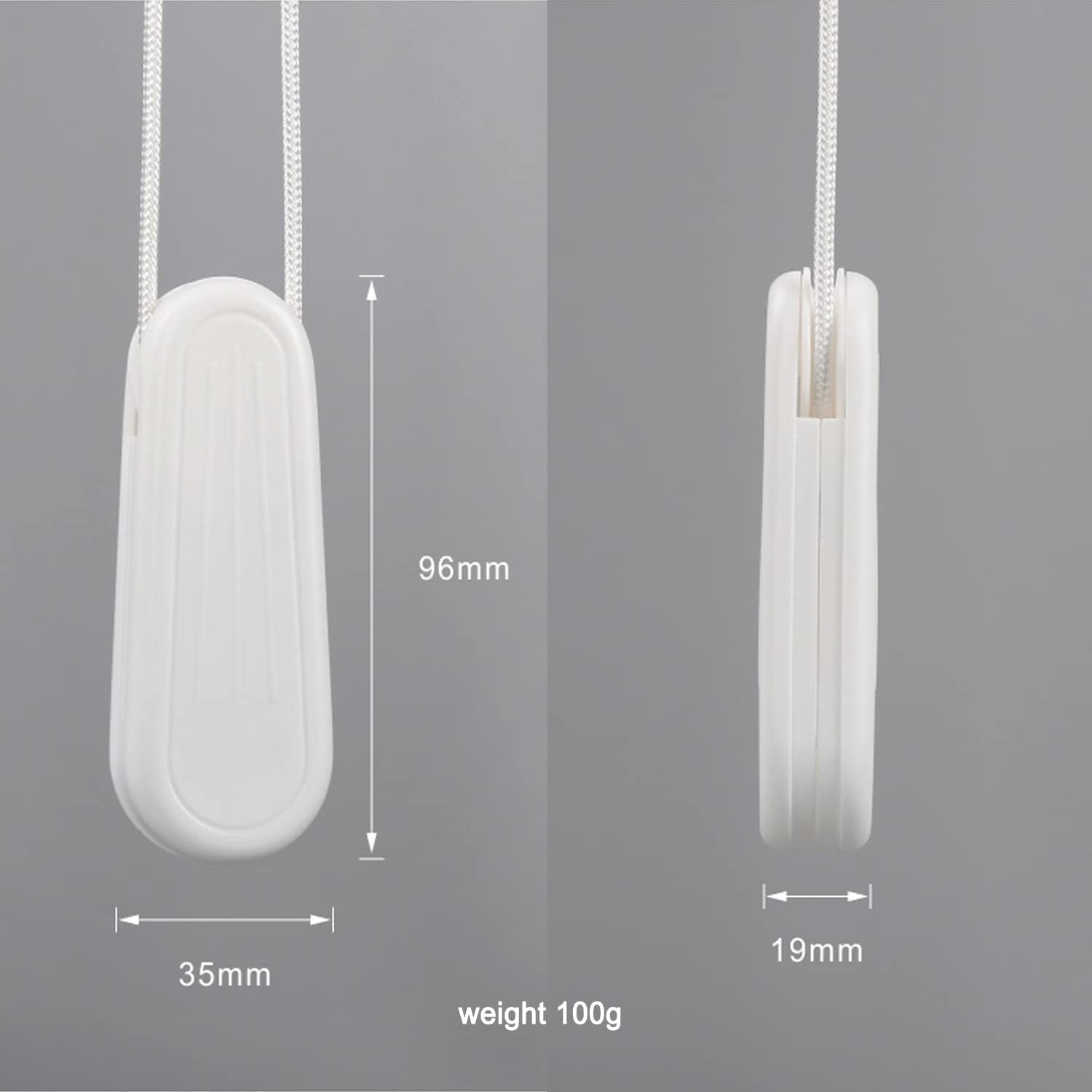 Curtain Cord Weights, 2-Pack Plastic Pull String Pendants for Vertical Blind …