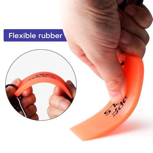 Small Squeegee 2 PCS Mini PPF Squeegee Kit Non-Scratch TPU Rubber Scraper