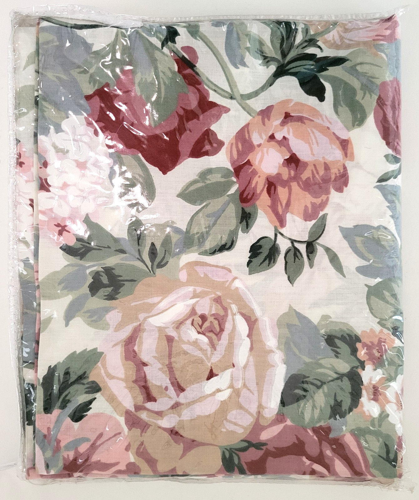 1 NEW Croscill Blouson Valance Floral Roses 88″ x 15″