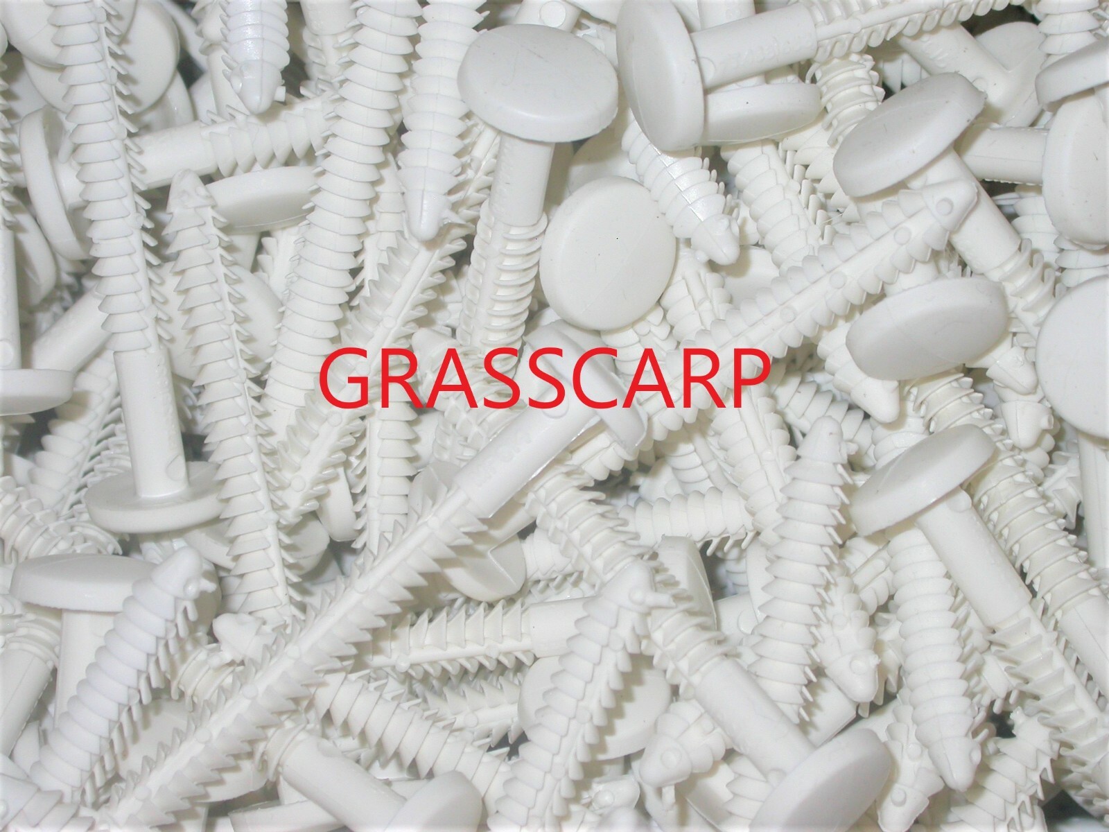 (6-150 pcs) White / Bulk/Vinyl Shutter-Lok Fasteners / Spike / Nail / Peg / 3″