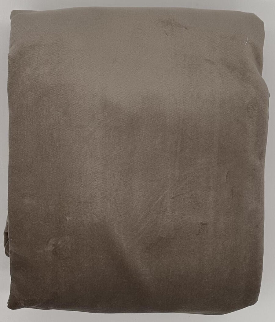 Pottery Barn Velvet Twill BLACKOUT Drape Curtain (1) ~ 50 x 96 ~ Taupe