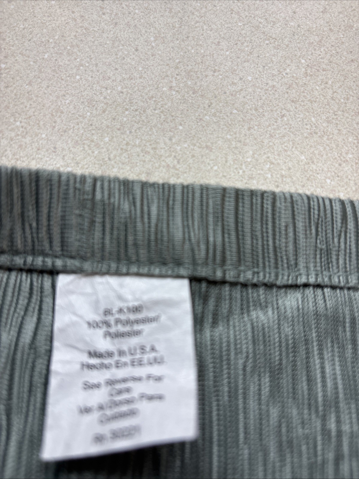 Window Scarf In A Crinkled Metallic Polyester Fabric On A Linear Pattern 60”x72”
