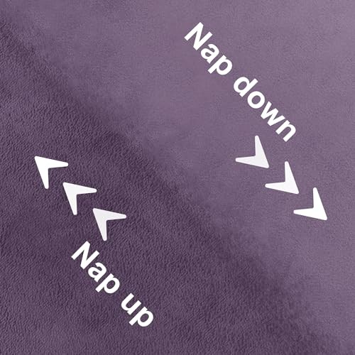 Purple Velvet Curtains 96 Inches Long, 52″W x 96″L (Pack of 2) Lavender