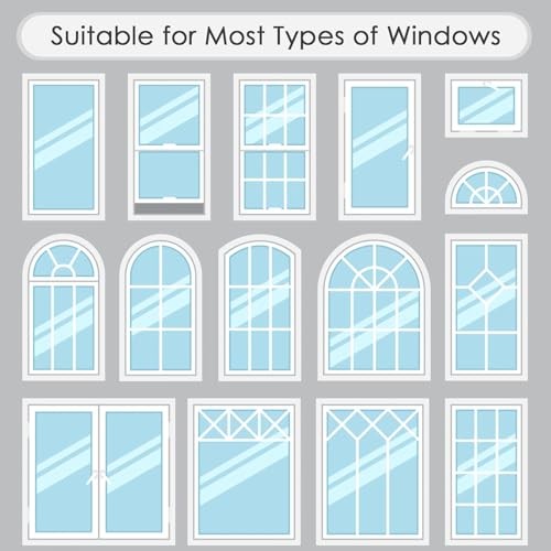 Frosted Window Film with Installation Tools 35.4″ x 78.7″ (with tools) Blue