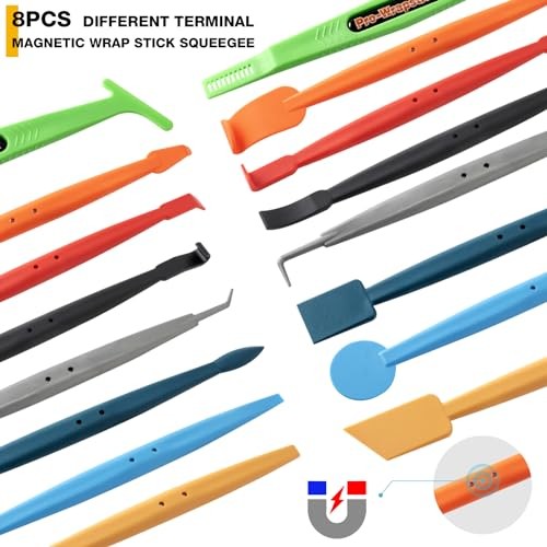 Vinyl Wrap Tool Car Wrap kit for Window Tint Film Installation, Include Heat