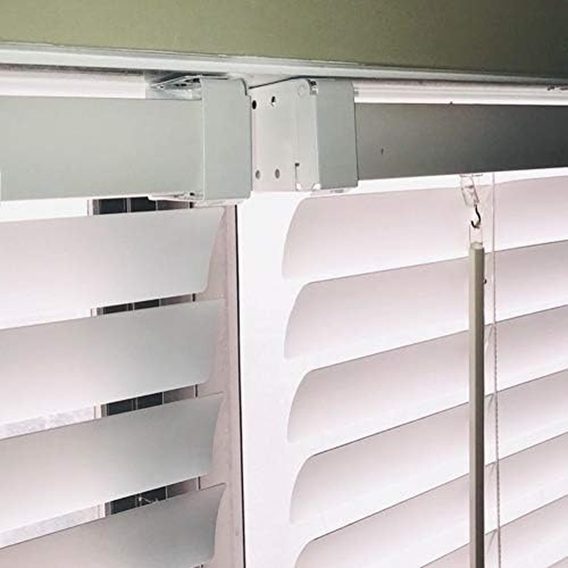2Pcs Box Mounting Bracket for High Profile Blinds 2Inch White Color