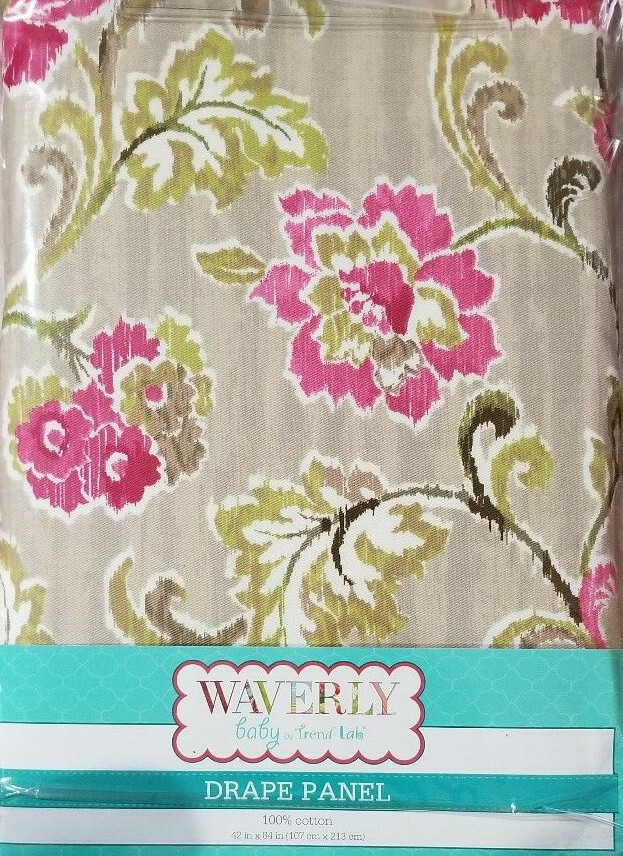 Waverly Trend Lab Window Drape Panel 42″ X 84″ 100% Cotton