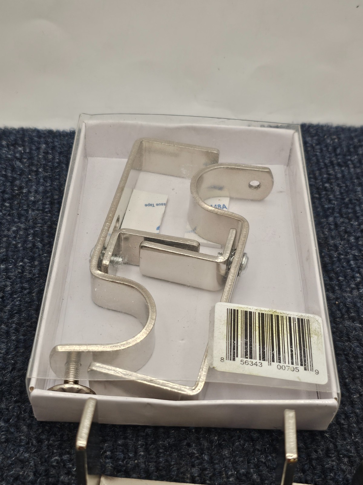 NoNo Bracket Curtain Bracket Attachment For Outside Mount Vertical Blinds Satin