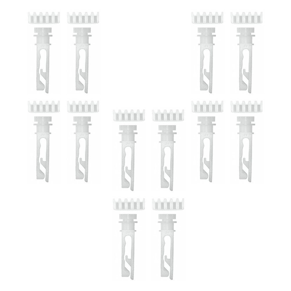 3 Count Gear Replacement for Vertical Blinds Curtain Pulleys Rollers