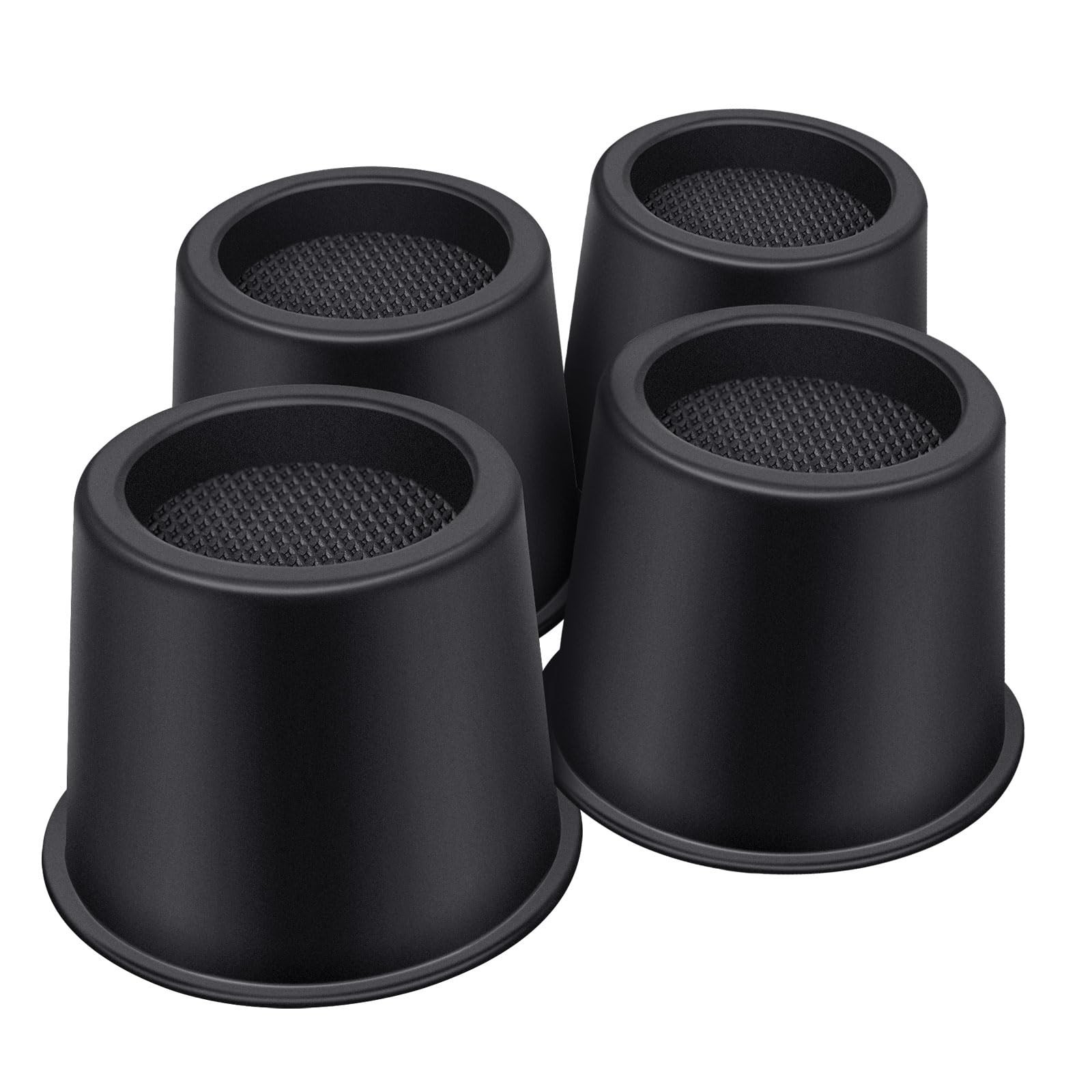 ANNKUT Bed Risers 4 Inch Heavy Duty, Round Furniture Risers for Bed Desk Tabl…