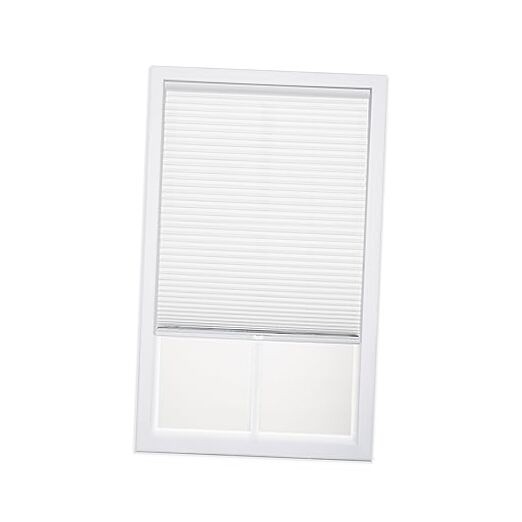 Cordless 1″ Light Filtering Cellular Shade 46″W x 72″H White