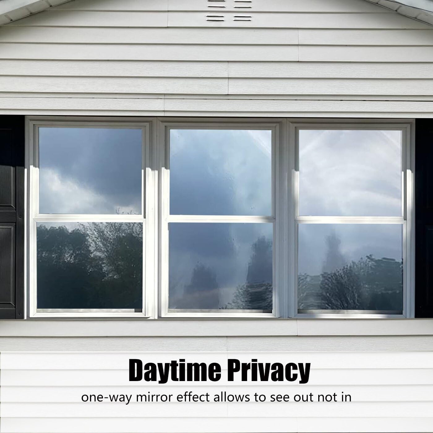 Jahoot One Way Privacy Window Film/Crystal Mosaic /Non-Adhesive Static Cling