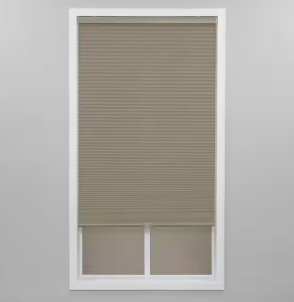 Linen Cordless Light Filtering Polyester 3/8 in. Cellular Shade 21 in. W x 64 in