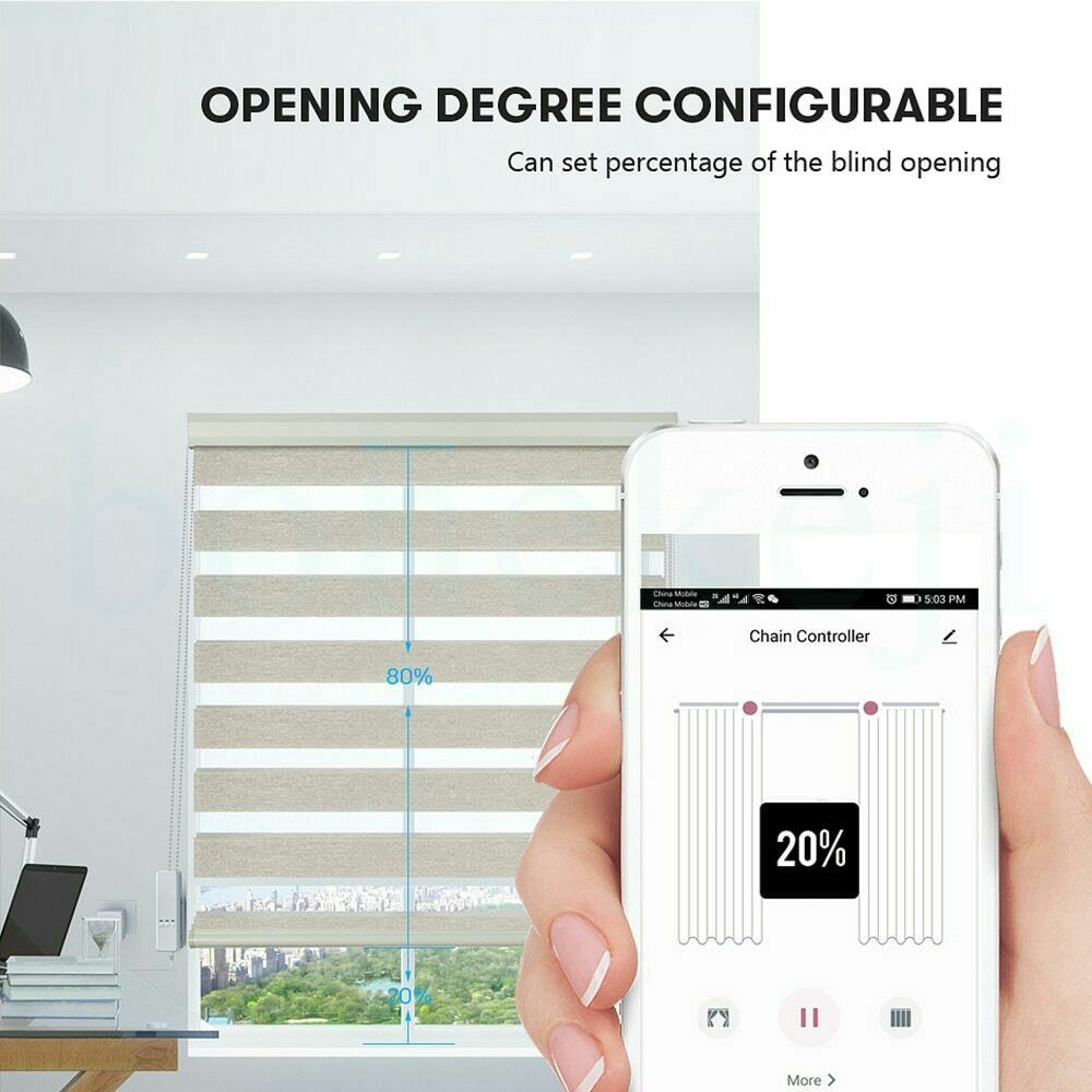 Wifi Smart Roller Blinds Motor WiFi Shutter Curtain Motor Work With Alexa Tuya