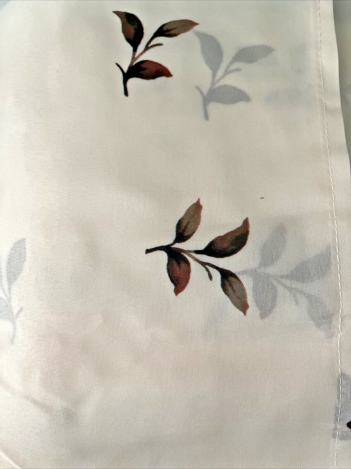 3pc Printed Curtains Set: 2Tiers &Swag 57″x30″ & 57″x24″ Love Birds, Achim”s