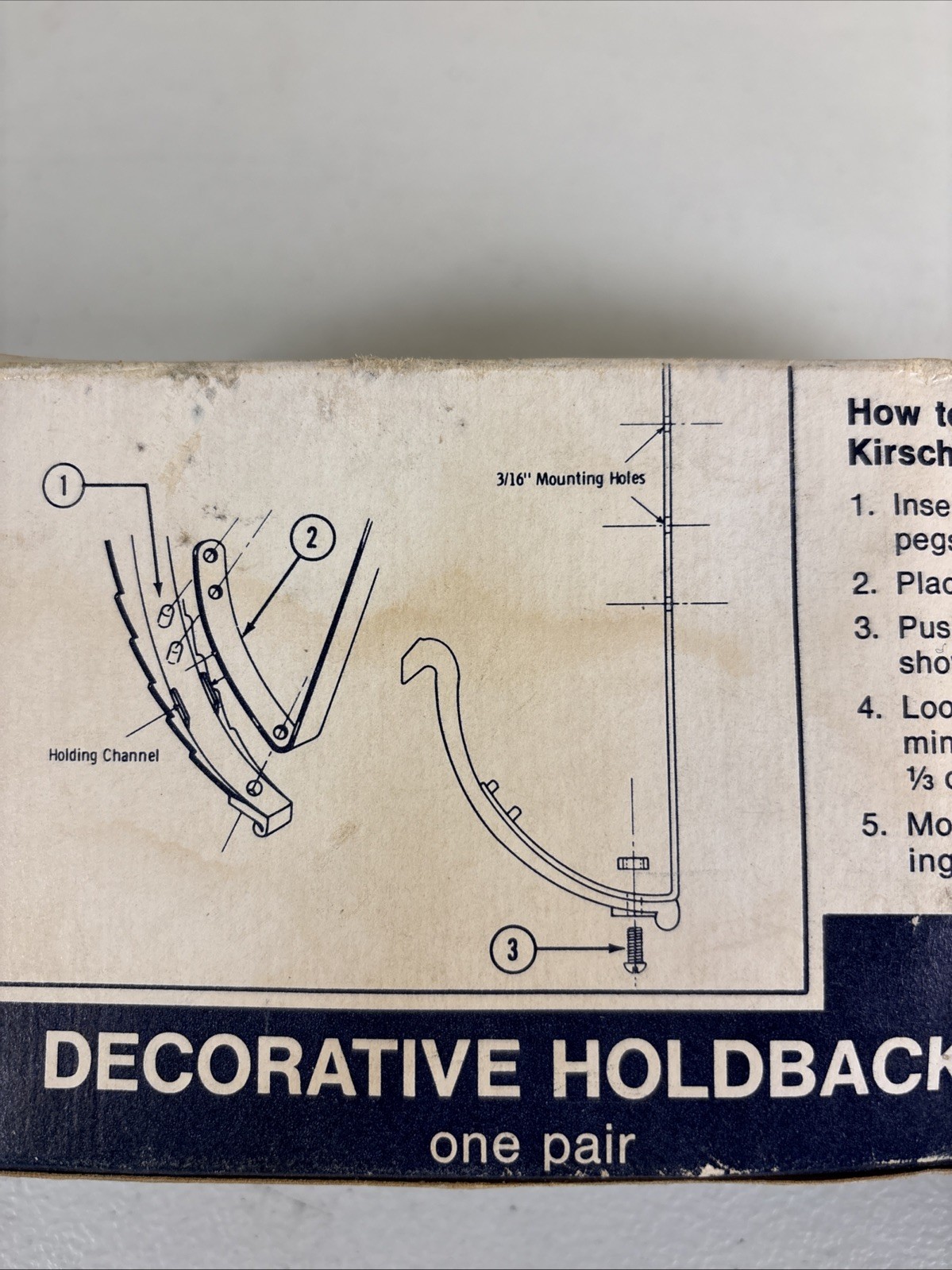 Kirsch Gold Metallic Feather Curtain Holdbacks Tiebacks Vintage Decorative NEW