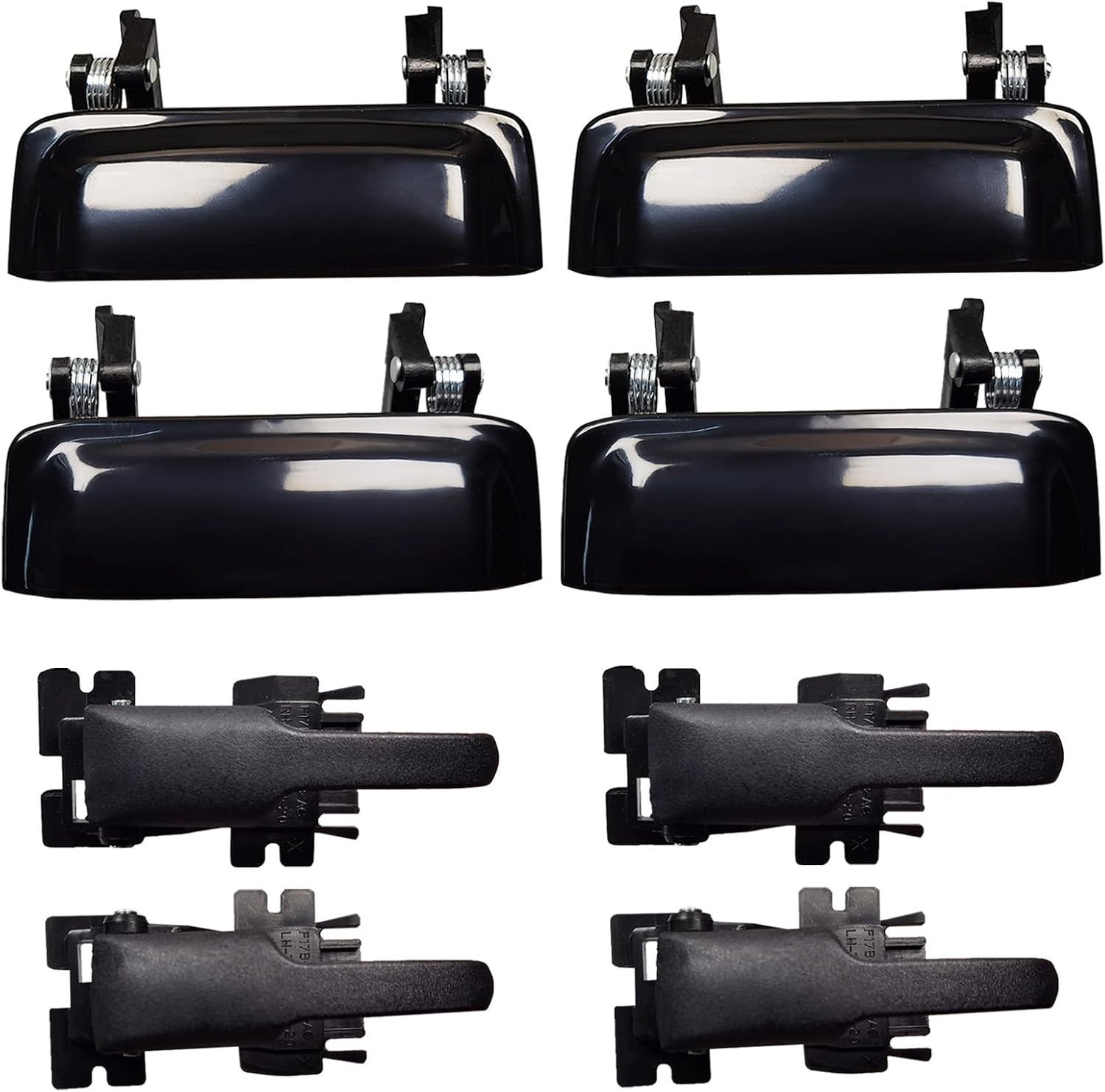 Set of 8 Exterior & Interior Door Handles for 1998-2003 Ford Explorer, 2001-2005