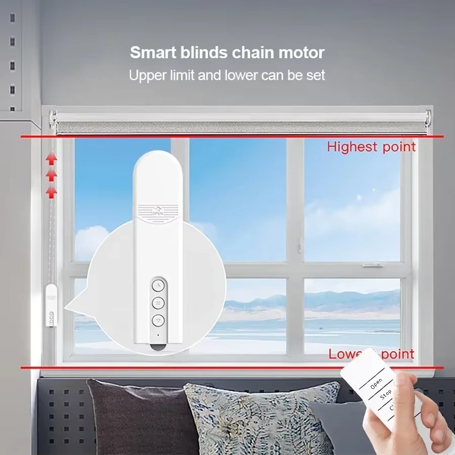Tuya Smart Roller Blind Motor Bluetooth Remote Alexa Google Home Curtain Control
