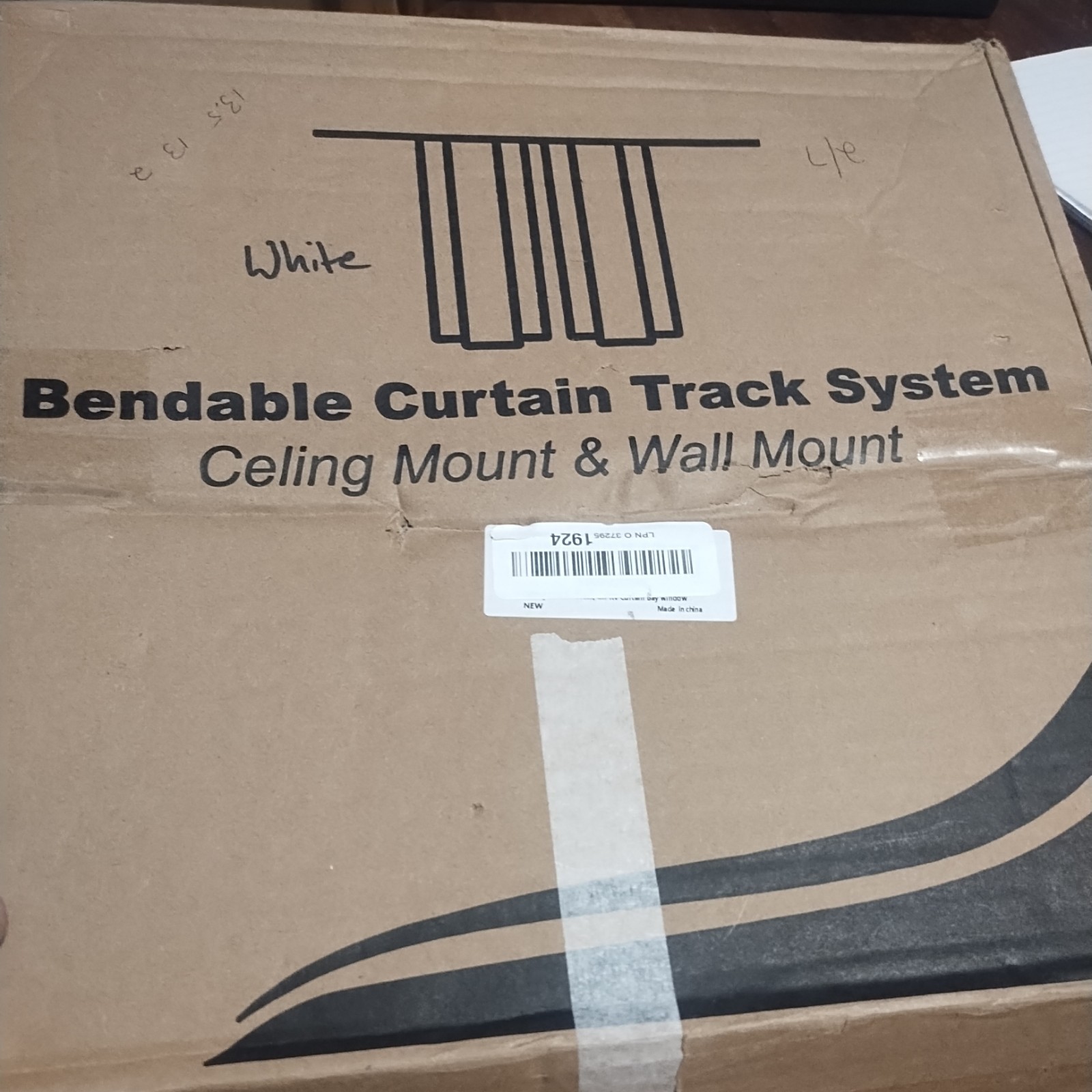 Bendable Curtain Track System Ceiling Or Wall Mount 14’