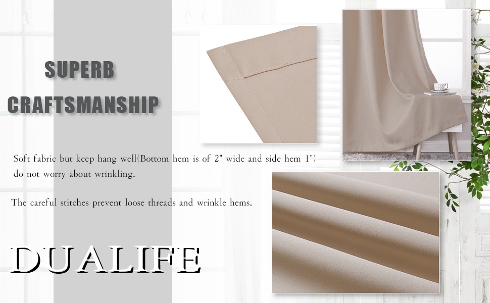 Curtains 90 Inches Long 2 Panels Set Extra Wide 60 Inches Warm Taupe – Nursery