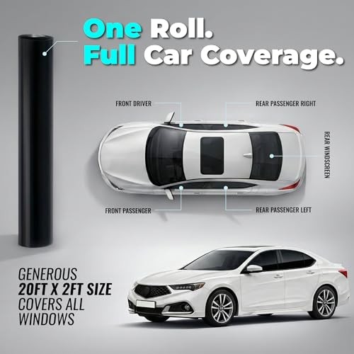 Car Window Tint Professional Quality Film Tinting Roll for 15% Vlt Dark Smoke