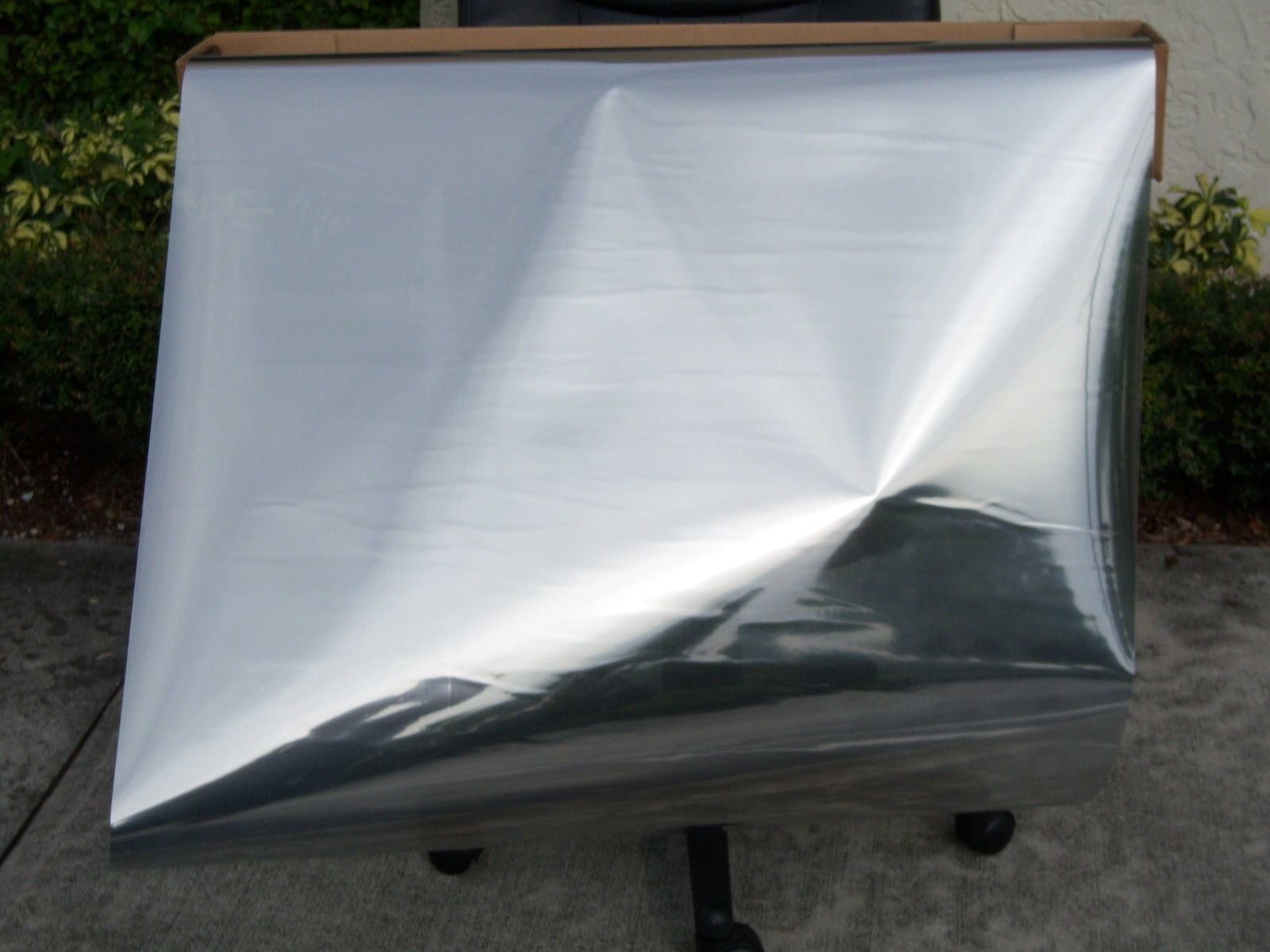 PIO47FILMS 30″x10′ TWO WAY MIRROR FILM REFLECTIVE SILVER WINDOW TINT PRIVACY