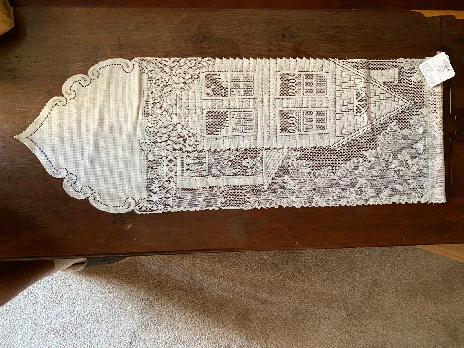Heritage NEW WALL DECOR w/Hanger, House, ecru color.