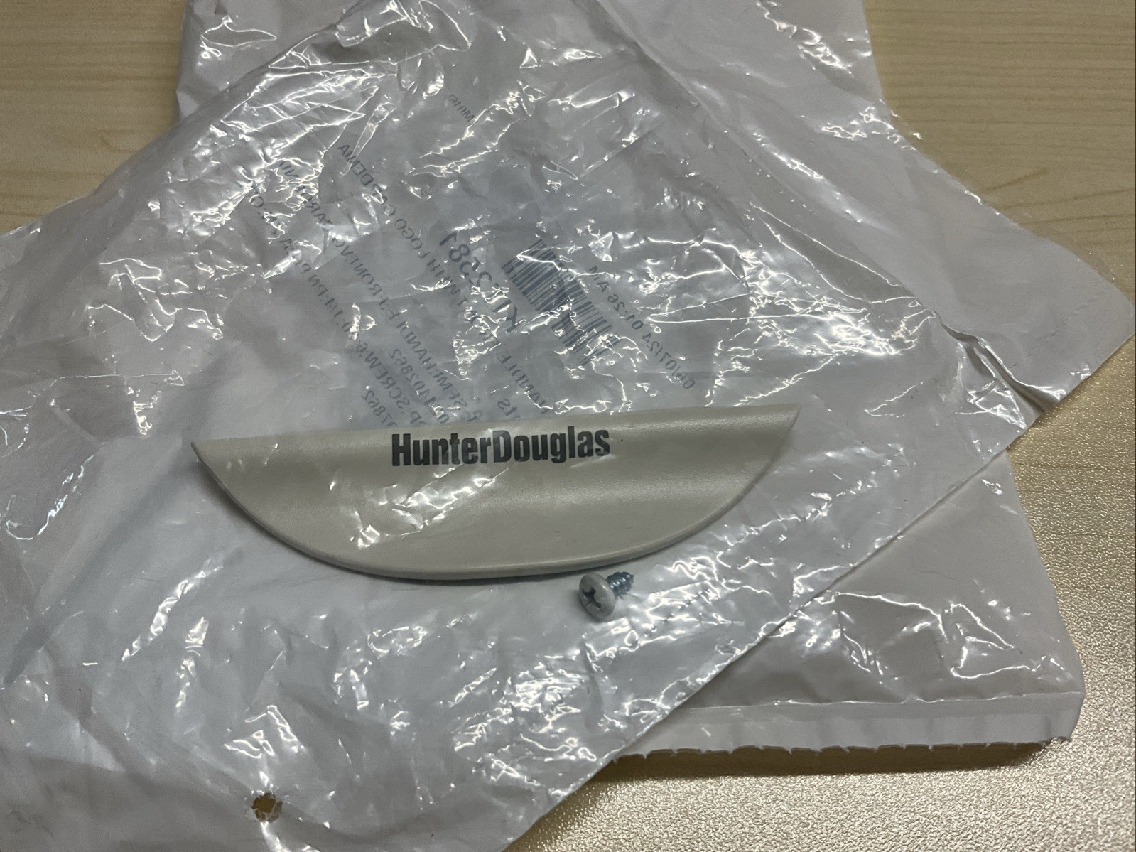Hunter Douglas KIT2581 VG Handle Color: Gardenia Off White For Vertiglide