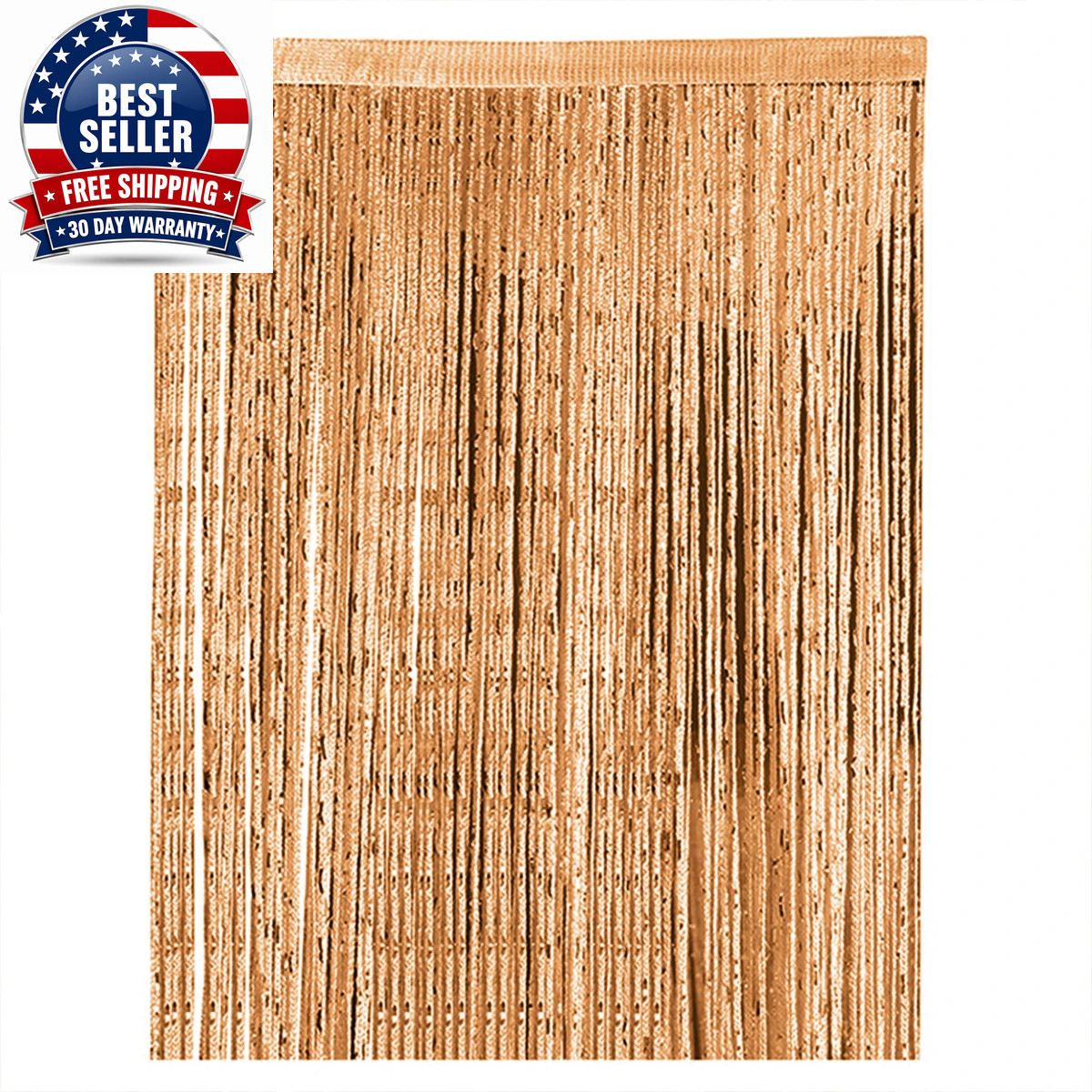 String Door Curtain Glitter Door String Curtain Silver Ribbon Shiny Tassel Flash