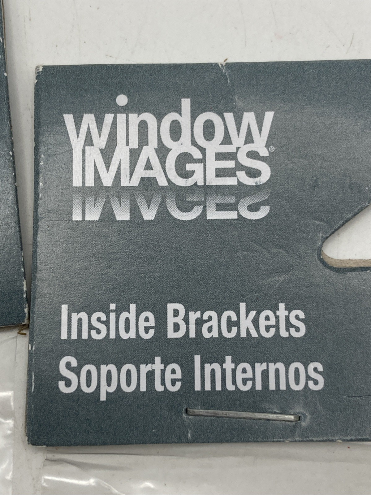 Window Images Roller Shade Brackets Inside Window Frame Mount w/ Screws Lot of 2