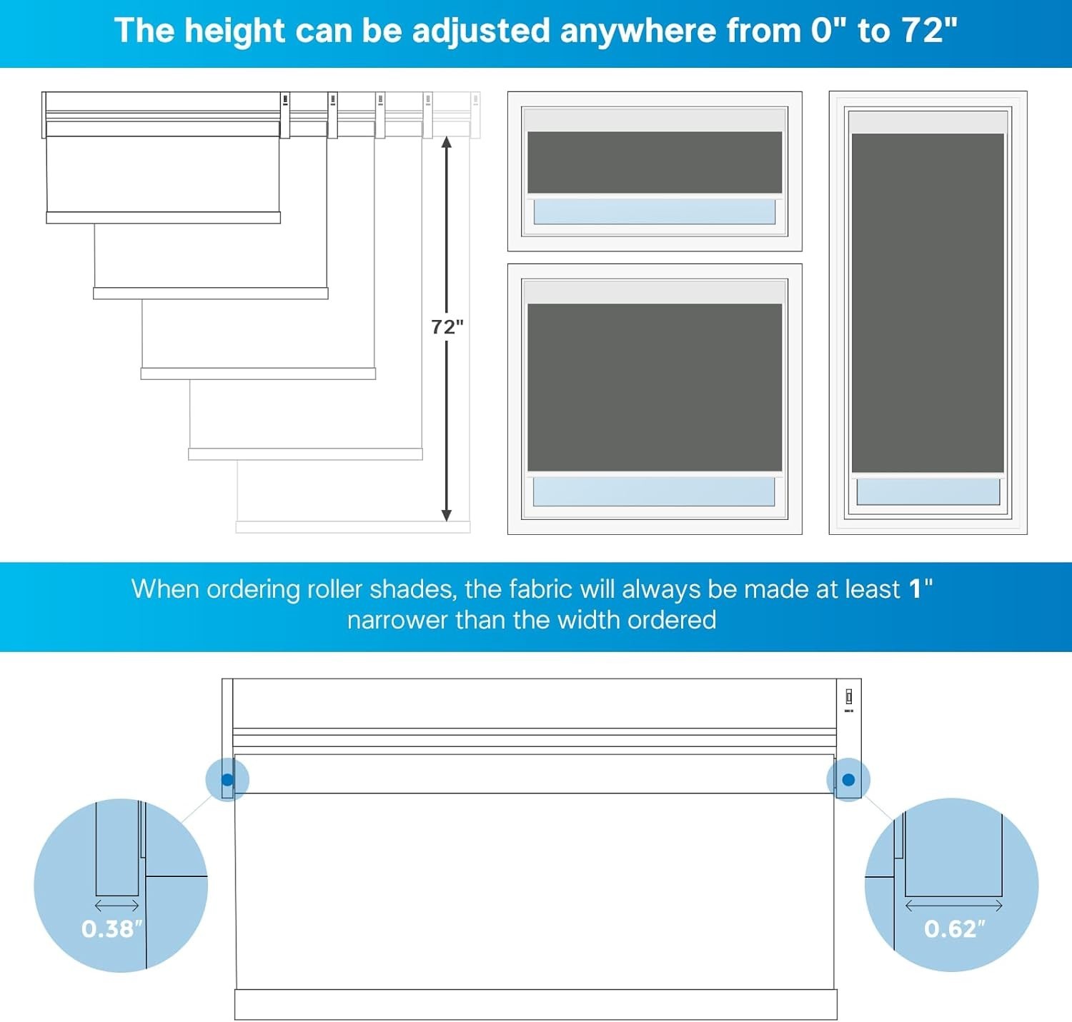 Motorized Blinds with Remote,Thermal ElectricBlinds [Solar Panell],Customizable