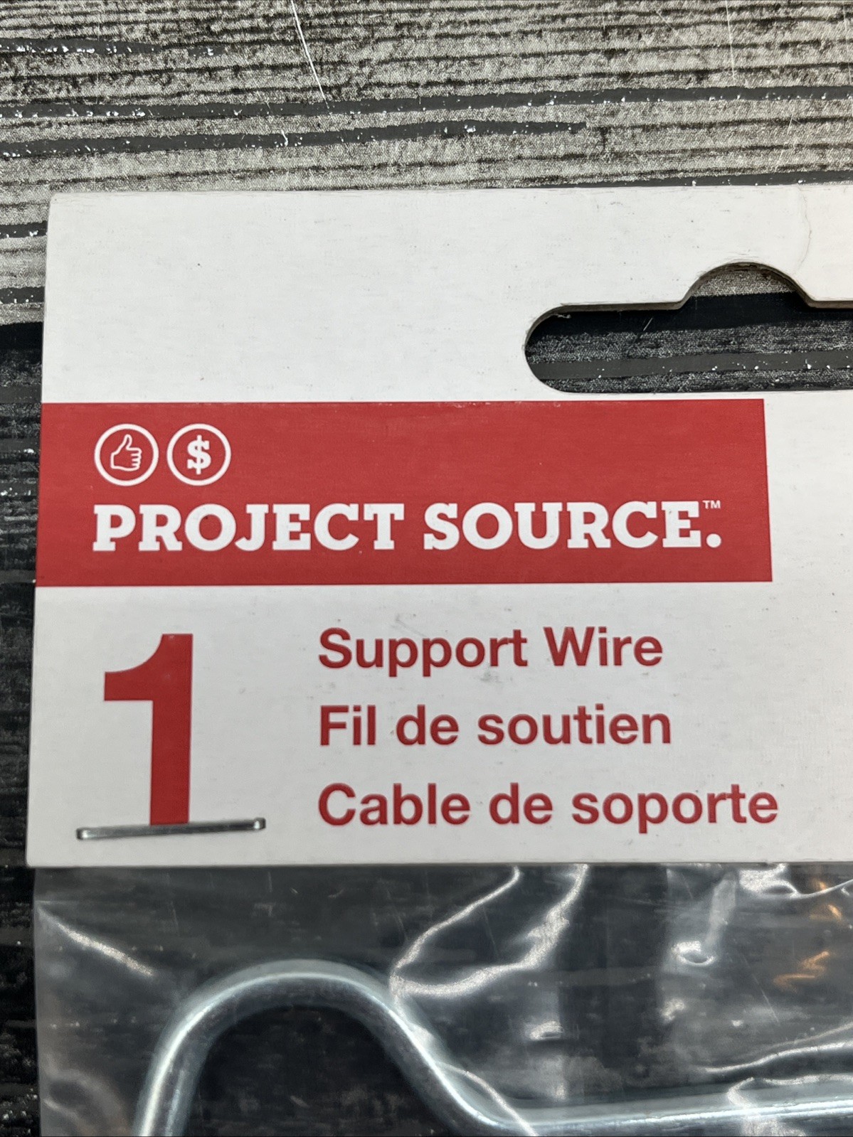 7 Pack Metal Support Wire Project Source 0773057 3-1/2in {33}