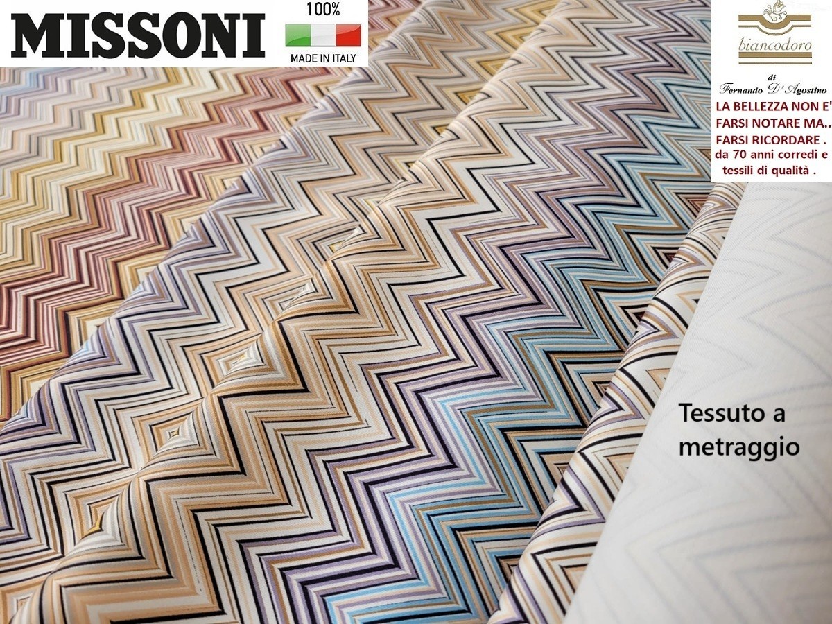 Fabric MISSONI by the meter height 140 cm. Furnishing upholstery curtains etc.