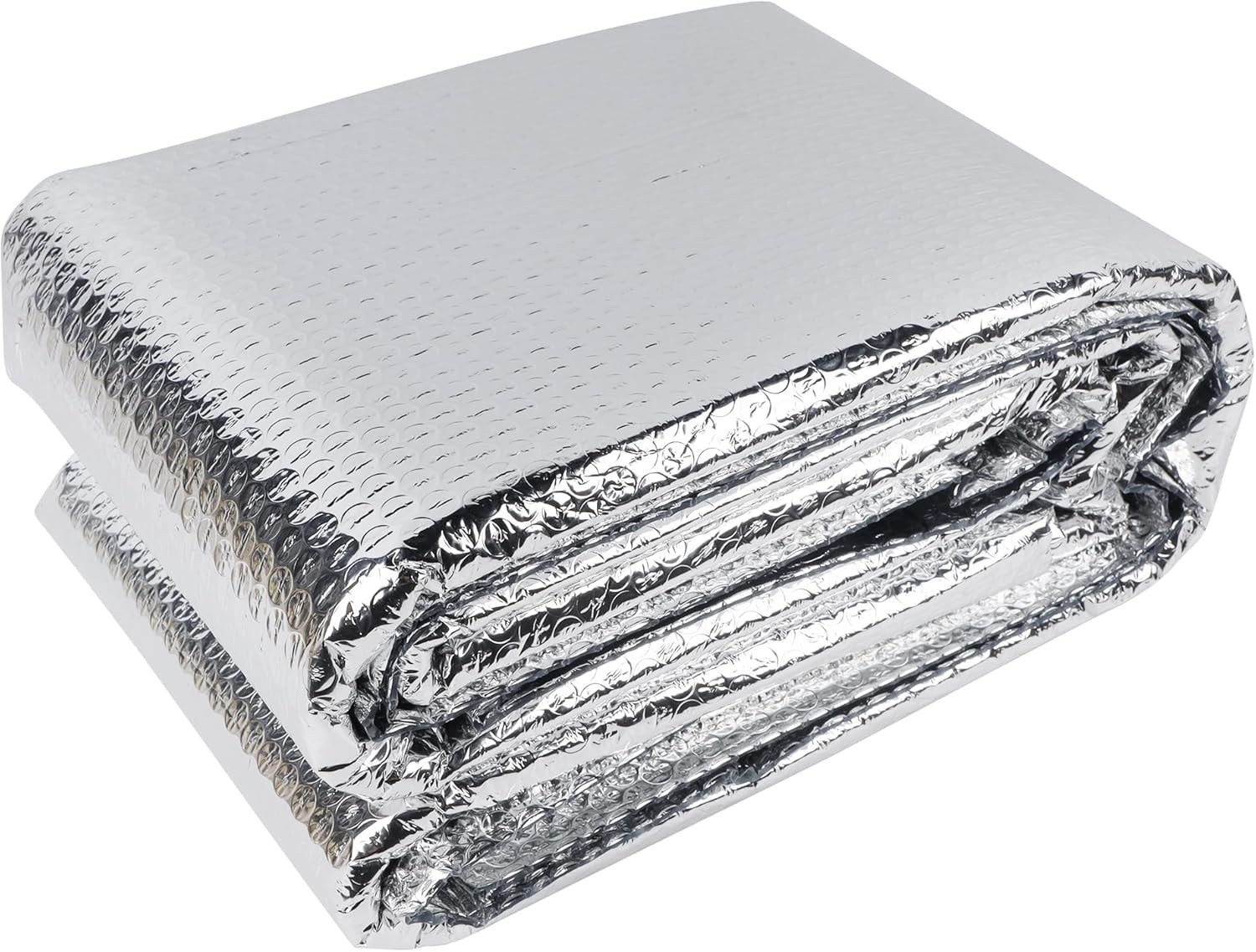 Window Insulation Roll, 24IN x 15FT Reflective Heat Shield Bubble Film, Double-S