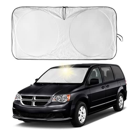 Front Windshield Sun Shade Sunshade-for Dodge for Dodge Caravan 2006-2024