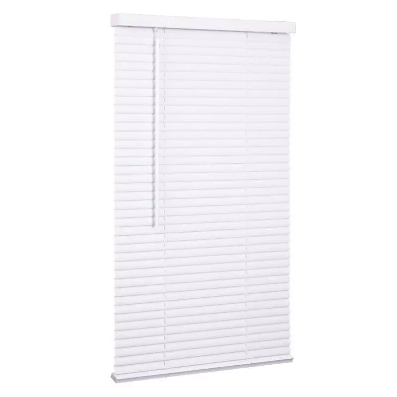 Set (2) Lotus & Windoware Cordless 1″ Vinyl Blinds 24″ x 72″ White