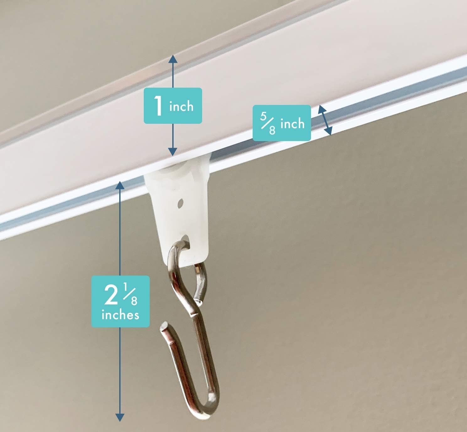 Room/Dividers/-Mounted Drapery Track Roller Hooks -Ball Bearing Carriers