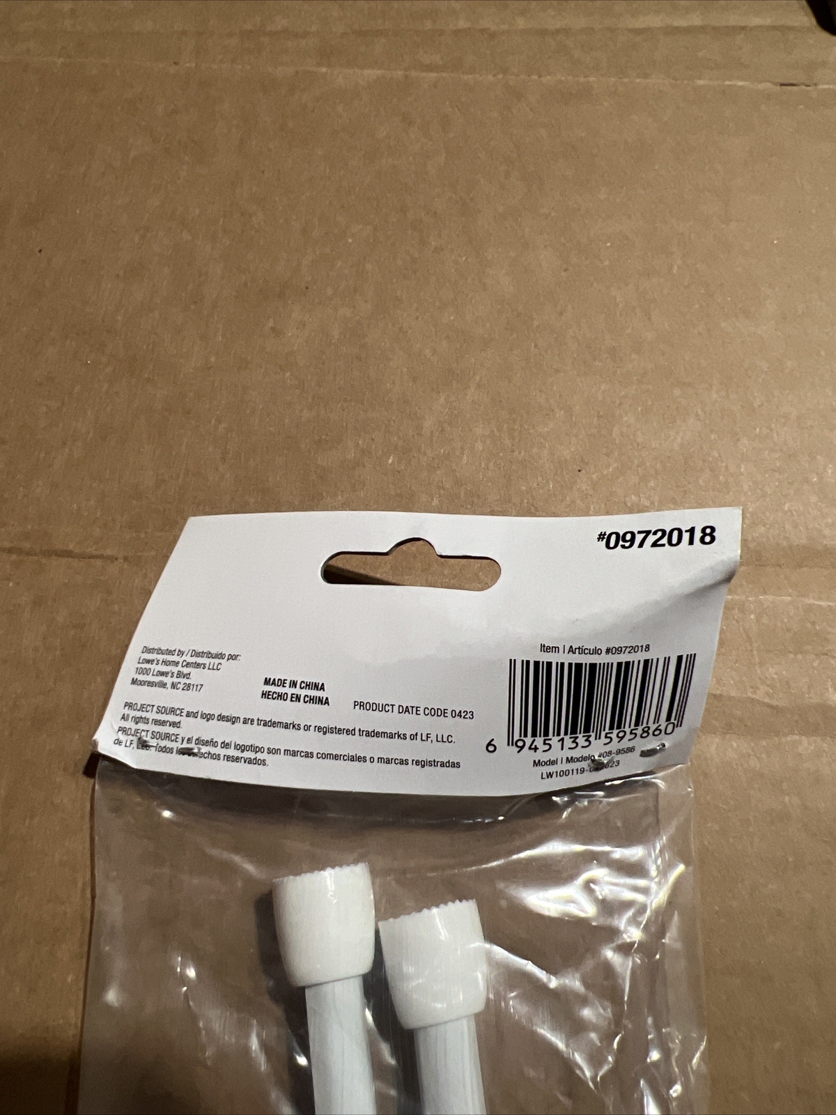 8 Packages Of Project Source Adjustable 8”-11” Tension Rods-16 Rods In Total-New