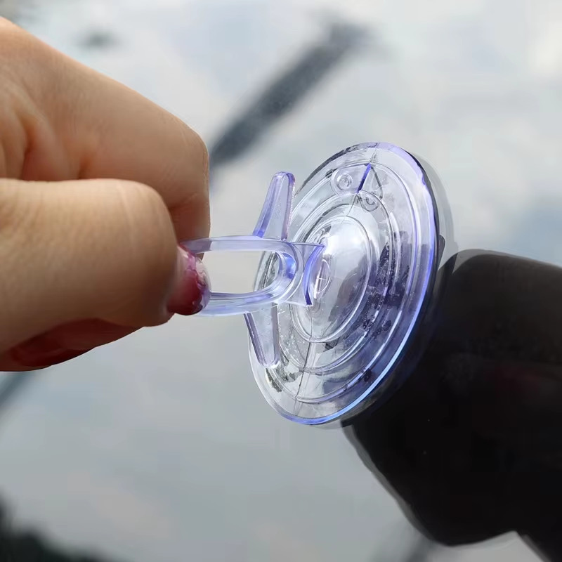 Car Sun Visor Fixing Suction Cup 45Mm Black/Transparent Rubber Suction Cup Sucti