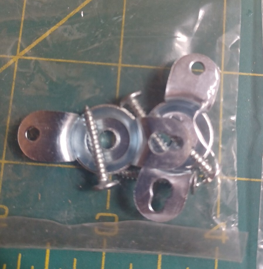 4 Pack Bali Cut-to-Size Roller Shade Bracket Inside Mount Brackets #633454