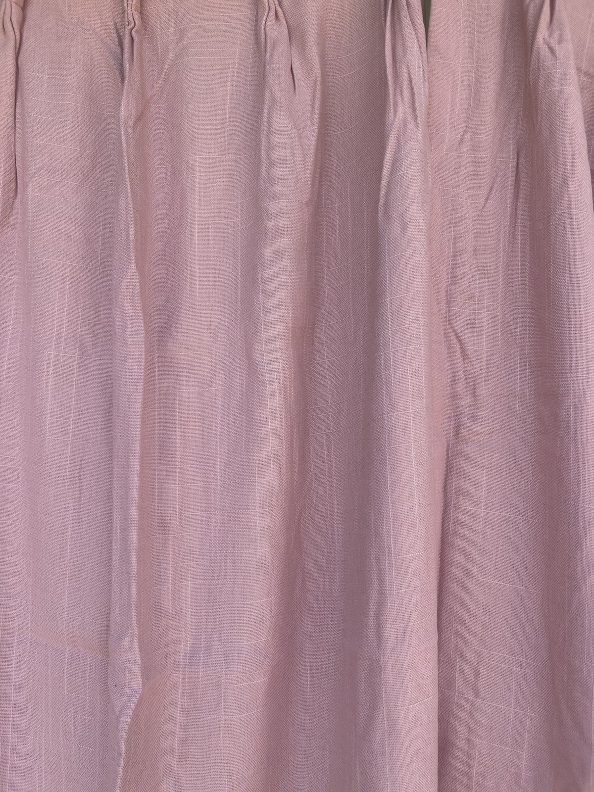 BURLINGTON HOUSE CURTAIN PANELS LIGHT PINK PINCH PLEATED 72 X 80