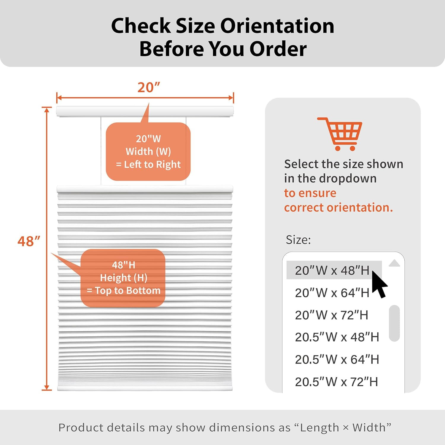 Cordless Blackout Cellular Shade, Top Down Bottom Up, Latte, 58.5″ W X 54″ H